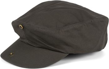 styleBREAKER Cabrio Cap mit Druckknopf | Schiebermütze Newsboy Schirmmütze einfarbig verstellbar | Unisex Flatcap aus Baumwolle für Damen und Herren