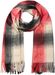styleBREAKER Unisex Schal mit Karo Muster und Fransen, Winter, Stola, Tuch 01017098