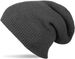styleBREAKER Beanie Mütze, Slouch, überlange Strickmütze, doppelt gestrickt, warm, Unisex 04024004
