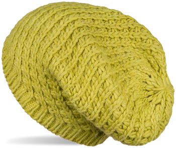 styleBREAKER Unisex Strick Beanie Mütze grob gestrickt, Slouch Longbeanie, Grobstick Winter Strickmütze 04024158