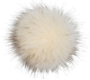 styleBREAKER Kunstfell Bommel für Mützen und Beanies, Fake Fur, Winter Fellbommel 04024161