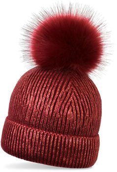 styleBREAKER Kunstfell Bommel für Mützen und Beanies, Fake Fur, Winter Fellbommel 04024161