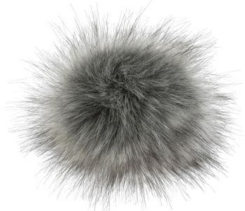 styleBREAKER Kunstfell Bommel für Mützen und Beanies, Fake Fur, Winter Fellbommel 04024161