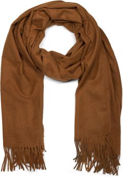 styleBREAKER Unisex Schal mit Fransen | weiches Viskose Tuch in Uni Farbe | langer Winterschal für Damen und Herren | Große Farbvielfalt