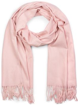 styleBREAKER Unisex Schal mit Fransen | weiches Viskose Tuch in Uni Farbe | langer Winterschal für Damen und Herren | Große Farbvielfalt