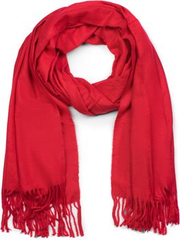 styleBREAKER Unisex Schal mit Fransen | weiches Viskose Tuch in Uni Farbe | langer Winterschal für Damen und Herren | Große Farbvielfalt