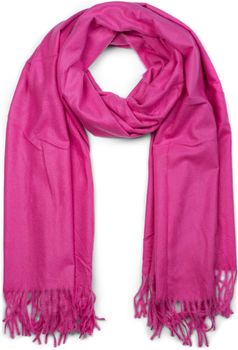 styleBREAKER Unisex Schal mit Fransen | weiches Viskose Tuch in Uni Farbe | langer Winterschal für Damen und Herren | Große Farbvielfalt