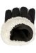 styleBREAKER Damen Handschuhe mit gestickter Schneeflocke, Strass und Fleece, warme Thermo Winter Strickhandschuhe 09010020