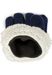 styleBREAKER Damen Handschuhe mit gestickter Schneeflocke, Strass und Fleece, warme Thermo Winter Strickhandschuhe 09010020
