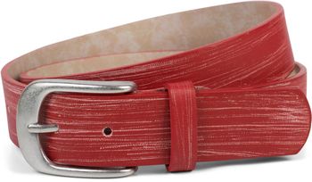 styleBREAKER Gürtel Unifarben mit Oberfläche in Pinselstrich Optik, Vintage Design, Used Look, kürzbar, Unisex 03010098