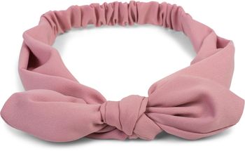 styleBREAKER Damen Haarband einfarbig mit Schleife und Gummizug, Stirnband, Headband, Pinup, Rockabilly, Haarschmuck 04026035