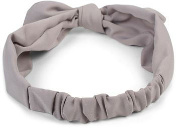 styleBREAKER Damen Haarband einfarbig mit Schleife und Gummizug, Stirnband, Headband, Pinup, Rockabilly, Haarschmuck 04026035