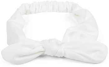 styleBREAKER Damen Haarband einfarbig mit Schleife und Gummizug, Stirnband, Headband, Pinup, Rockabilly, Haarschmuck 04026035