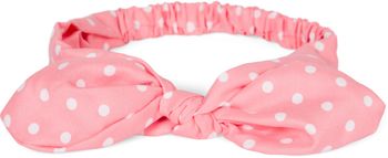 styleBREAKER Damen Haarband mit Punkte Muster, Schleife und Gummizug, Stirnband, Headband, Pinup, Rockabilly, Haarschmuck 04026036