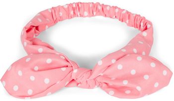 styleBREAKER Damen Haarband mit Punkte Muster, Schleife und Gummizug, Stirnband, Headband, Pinup, Rockabilly, Haarschmuck 04026036
