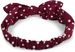 styleBREAKER Damen Haarband mit Punkte Muster, Schleife und Gummizug, Stirnband, Headband, Pinup, Rockabilly, Haarschmuck 04026036