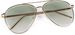 styleBREAKER Damen Piloten Sonnenbrille mit Glitzer Highlights im Glas, getönte Polycarbonat Gläser und Metall Gestell, Pilotenbrille 09020107
