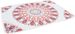 styleBREAKER rechteckiges Strandtuch mit Paisley Ornament Muster und PomPom Borte, Handtuch, Badetuch, Unisex 05050077