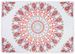 styleBREAKER rechteckiges Strandtuch mit Paisley Ornament Muster und PomPom Borte, Handtuch, Badetuch, Unisex 05050077