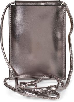 styleBREAKER Damen Handy Umhängetasche in Metallic, Schultertasche, Handy-Tragetasche, Mini Bag 02012307