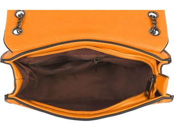 styleBREAKER Damen Umhängetasche mit Ziernähten und Kette, Schultertasche, Handtasche, Tasche 02012308