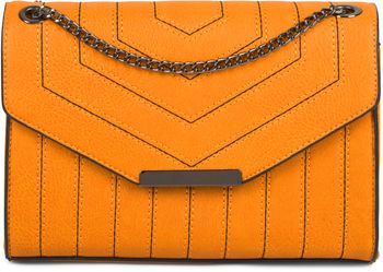 styleBREAKER Damen Umhängetasche mit Ziernähten und Kette, Schultertasche, Handtasche, Tasche 02012308