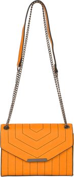 styleBREAKER Damen Umhängetasche mit Ziernähten und Kette, Schultertasche, Handtasche, Tasche 02012308