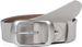 styleBREAKER Unisex Echtleder Gürtel 3,7 cm | Glänzendes Rindsleder | Dezent gebürstete Schnalle | Eleganter Look für Anzug & Jeans | Kürzbar