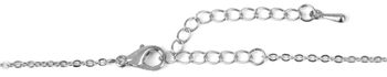 styleBREAKER Damen Schmuck Set bestehend aus Kette mit Strass Flügel Anhänger und Ohrstecker, Halskette, Ankerkette 05030063