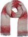 styleBREAKER Damen Schal mit Streifen Web Muster, Pailletten und kurzen Fransen, Winter, Stola 01017114