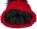 styleBREAKER Unisex warme Strick Bommelmütze mit Flecht Muster und Fleece Futter, Winter Fellbommel Mütze 04024171