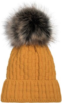 [Paket] styleBREAKER Unisex Strick Schal und Mütze Set mit Flecht Muster, Thermo-Fleece Innenfutter, Winter 01018212