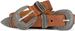 styleBREAKER Damen Vintage Gürtel mit doppelter verzierter Schnalle im Western Style, B-Low Belt, Taillengürtel, kürzbar 03010105