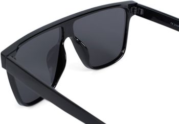 styleBREAKER Unisex Shield Monoglas Sonnenbrille, Polycarbonat Glas und Kunststoff Rahmen, Retro Nerd Style 09020108