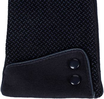 styleBREAKER Damen Touchscreen Handschuhe mit Riffel Muster und Fleece Futter, warme Thermo Fingerhandschuhe, Winter 09010029