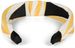 styleBREAKER Damen Haarreif mit Streifen Muster und Knoten im Retro Style, Vintage Look, Haarband, Headband 04027016