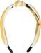 styleBREAKER Damen Haarreif mit Streifen Muster und Knoten im Retro Style, Vintage Look, Haarband, Headband 04027016