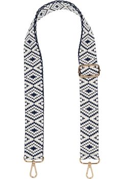 styleBREAKER Taschen Schulterriemen mit Azteken Muster, Wechsel Taschengurt mit Karabinerhaken, verstellbar, Unisex 02013015