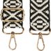 styleBREAKER Taschen Schulterriemen mit Azteken Muster, Wechsel Taschengurt mit Karabinerhaken, verstellbar, Unisex 02013015