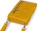 styleBREAKER Mini Umhängetasche mit V-Klappe und Metall Detail | kleine Handytasche zum Umhängen | elegante Crossbody Bag mit Kartenfächern für Damen