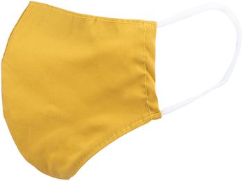 styleBREAKER Unisex Baumwoll Stoffmaske Einfarbig, Doppellagig, Wiederverwendbar, Waschbar, Community Maske 08040005