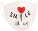 styleBREAKER Damen Baumwoll Stoffmaske Einfarbig mit verschiedenen Motiven, Doppellagig, Waschbar, Community Maske 08040007
