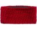 styleBREAKER Damen breites Grob gehäkeltes Stirnband einfarbig, Thermo Fleece Futter, Tube Schal, Winter Headband 04026050