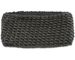 styleBREAKER Damen breites Grob gehäkeltes Stirnband einfarbig, Thermo Fleece Futter, Tube Schal, Winter Headband 04026050