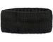 styleBREAKER Damen Stirnband in feiner Häkel Optik einfarbig, Thermo Fleece Futter, Uni Winter Headband 04026051