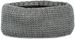 styleBREAKER Damen Stirnband in feiner Häkel Optik einfarbig, Thermo Fleece Futter, Uni Winter Headband 04026051