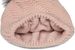 styleBREAKER Unisex Einfarbige Strick Bommelmütze fein gestrickt mit Fleece Futter, Winter Fellbommel Mütze 04024175