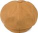 styleBREAKER Damen Bakerboy Schirmmütze mit Strass Band und Schnalle, Ballonmütze, Filz Optik, Newsboy Cap 04023073