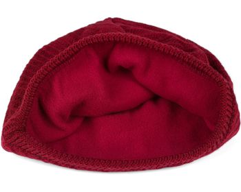 styleBREAKER Unisex Strick Beanie Mütze mit Thermo-Fleece Innenfutter, Einfarbige Winter, Uni Strickmütze 04024176