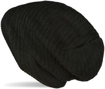 styleBREAKER Unisex Strick Beanie Mütze mit Thermo-Fleece Innenfutter, Einfarbige Winter, Uni Strickmütze 04024176